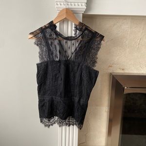 Lace corset top